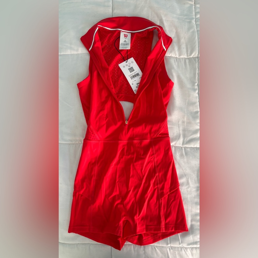 Wilson Red Athletic US Open Limited Edition Zip-Up Onesie